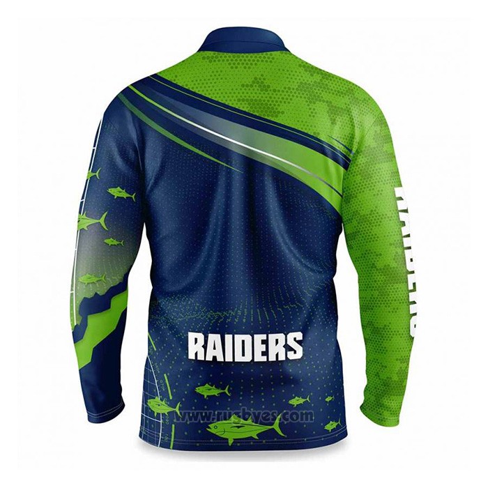 Camiseta NRL Canberra Raiders Rugby 2022 Fish Finder RU151-1207